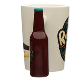 Plutôt boire de la bière - tasse en céramique à poignée en forme