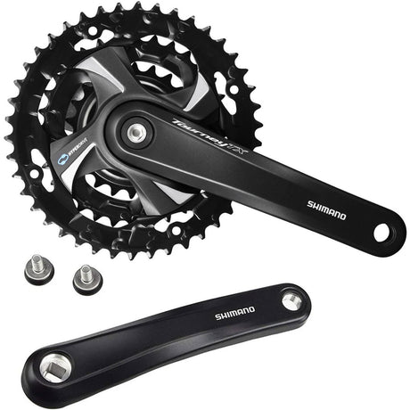 Pédalier Shimano tourney 7 8v 28 38 48t 175mm noir oem