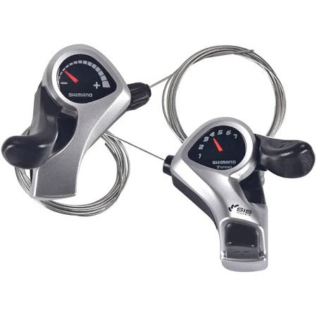 Shimano Shifters Tourney 3x7V 1800 2400 mm de plata