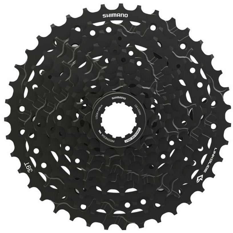 SHIMANO Cassette wskazówki 10V 11-39T CS-LG300 Czarne