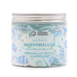 Pot de guimauve avec nettoyant pour le corps au savon fouetté