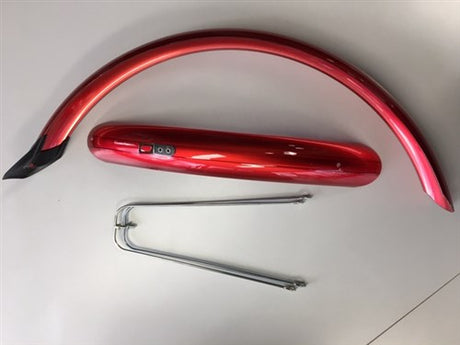 EuroFender Set Matplates 20 pouces 58 mm PVC rouge