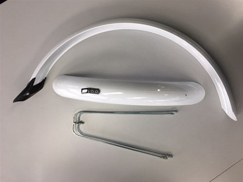 Eurofender set fenders 24 inch 58mm PVC white
