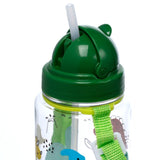 Gourde enfant Ecozen 450ml paille rabattable dinosaure jr