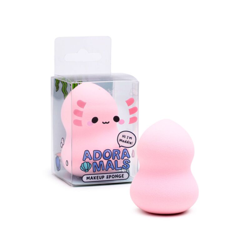 Adoramals Maddie l'axolotl éponge à maquillage