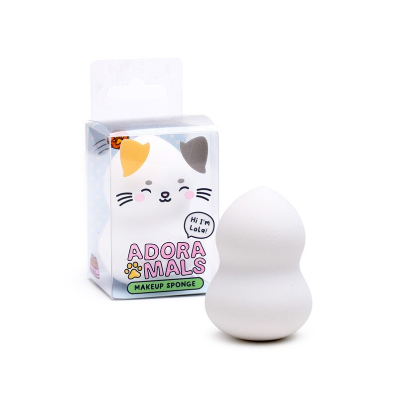 Adoramals Lola le chat éponge à maquillage