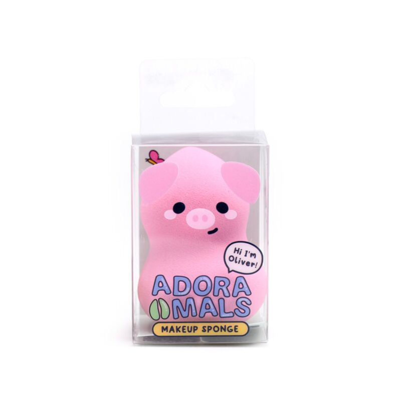Adoramals Oliver le cochon maquillage éponge mélangeur