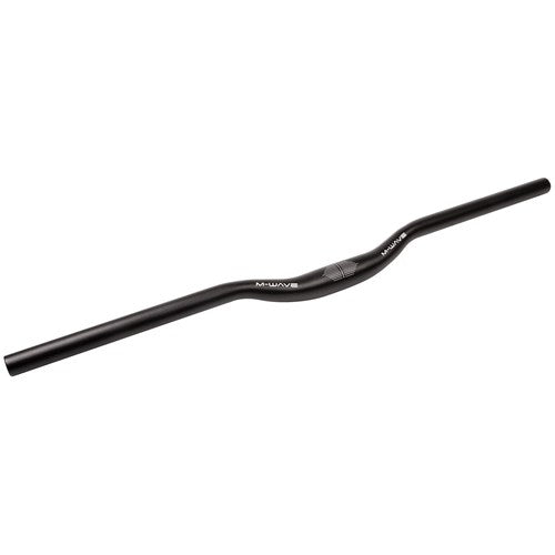M-Wave Direering Bend Bent Alu Black 31,8 700 mm Rise 30mm 10gr.