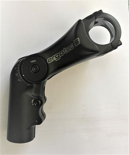 A-Head Voorbouw High 110mm 31,8 Ergotec noir réglable 5