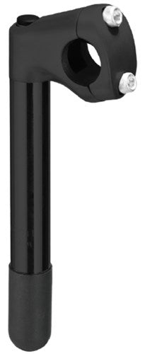 Tige en marque blanche pour enfants. ø22,2 180mm 2 boulons noir