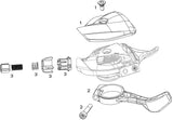 Sram ajusteur de pouce x01 dh trigger x01 dh 7sp noir