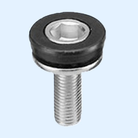 Boulon de manivelle Set M8 BAS15 par 2 pièces d'argent noir