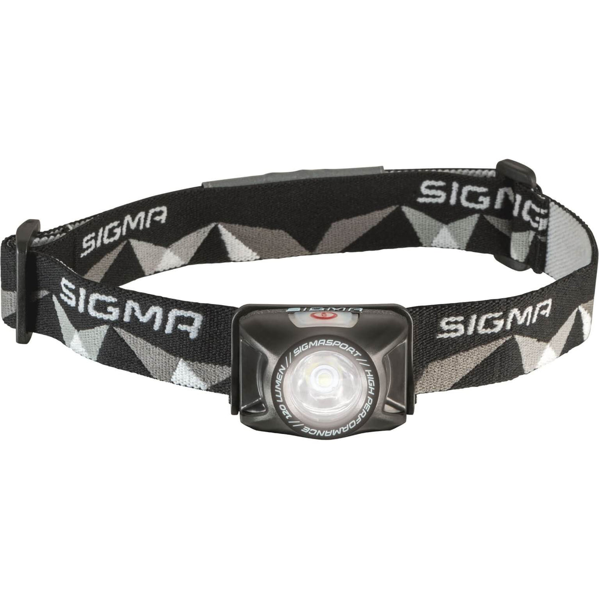 Sigma Headled II USB Pannbandslampa 120 Lum Li-On Batteri USB-laddningsbart