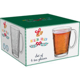 Theeglas geharde glas 300ml set 4sts