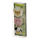 Lot de 3 gommes ferme