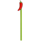 Piment de Calabre - crayon à dessus pvc