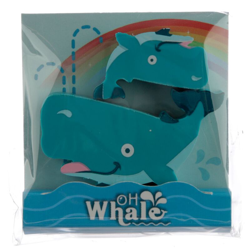 Lot de 2 gommes baleines