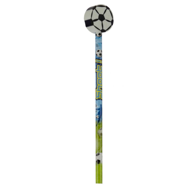 Football - crayon gomme