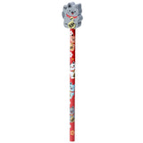 Maneki neko chat porte-bonheur - crayon gomme