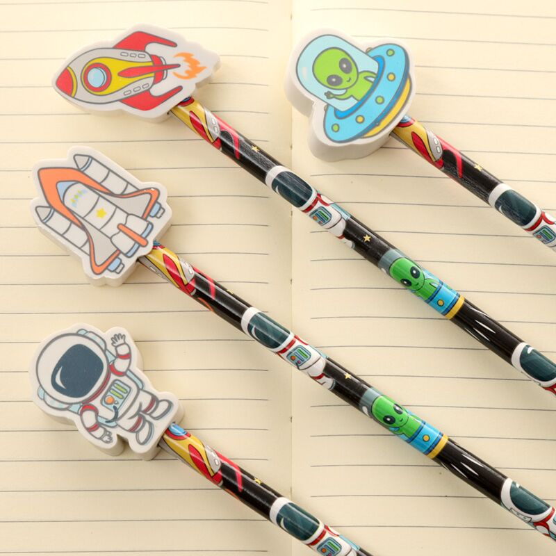 Bonjour espace - crayon gomme