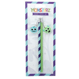 Lot de 2 breloques PVC crayon - monstre monstarz