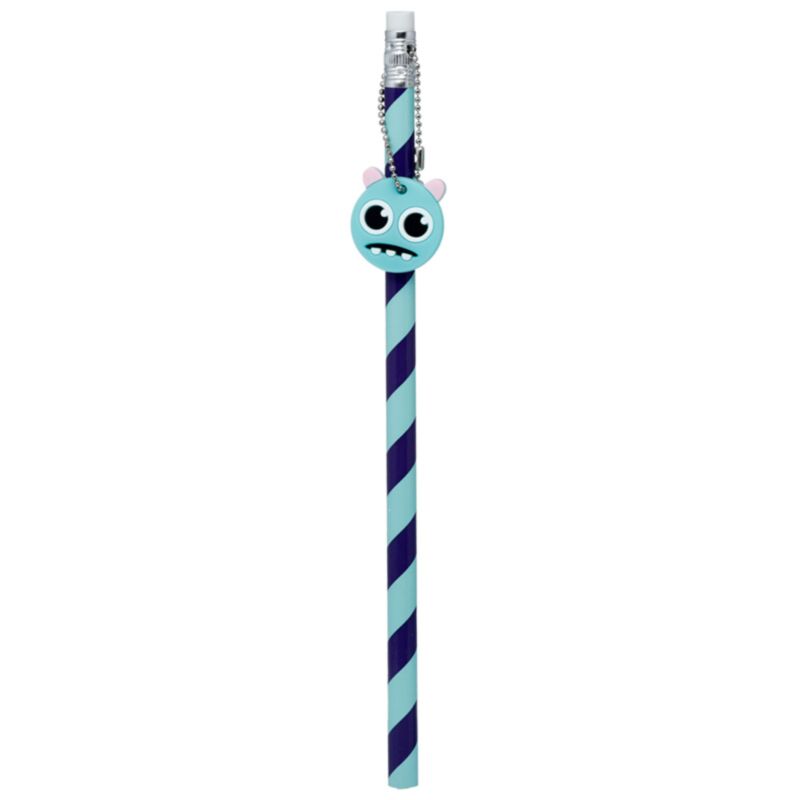 Lot de 2 breloques PVC crayon - monstre monstarz
