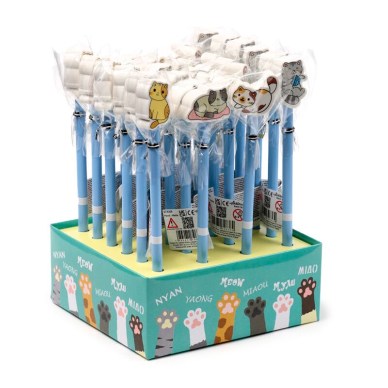 Chaton mignon - crayon gomme