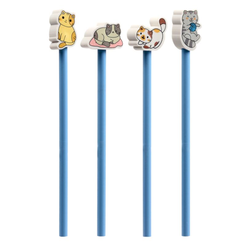 Chaton mignon - crayon gomme