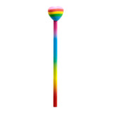 Coeur arc-en-ciel - crayon gomme