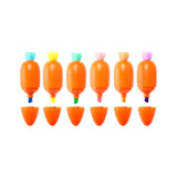 Ensemble de 6 stylos surligneurs Inkredible carotte