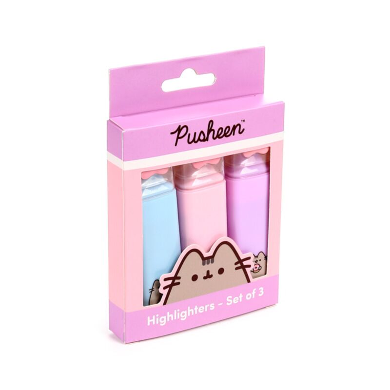 Union pusheen le chat casquette surligneur lot de 3
