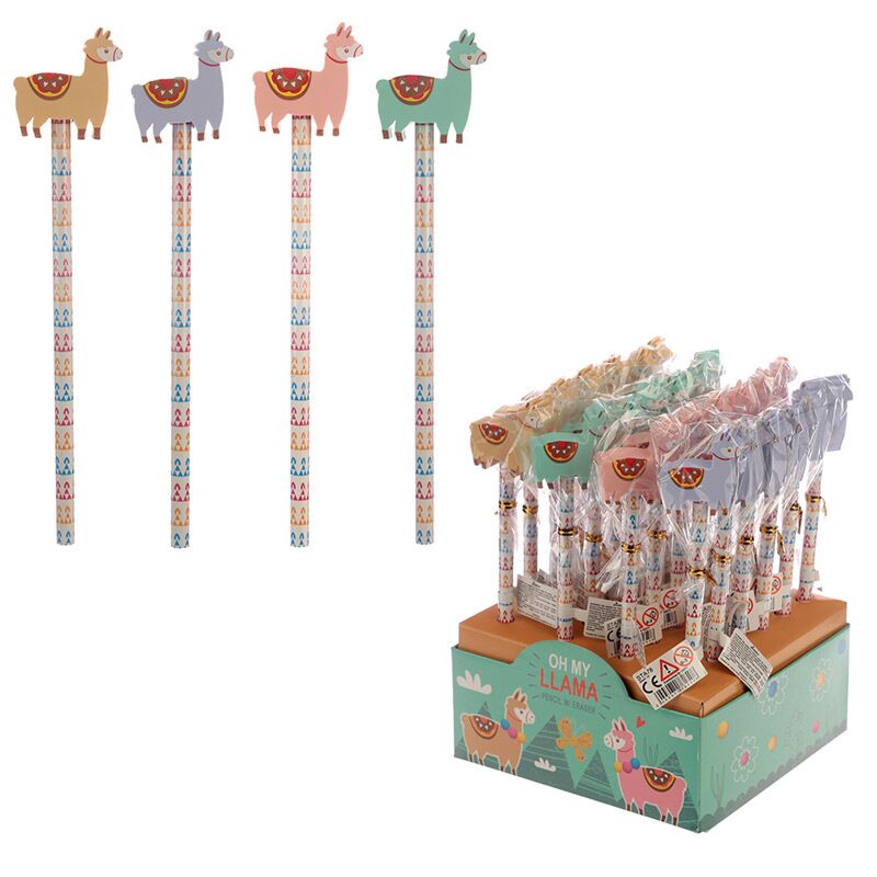 Oh mon lama - gomme à crayon