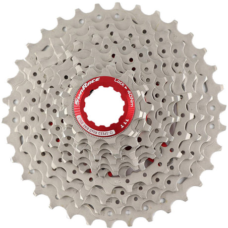 Sunrace cassette csrz800 12v 11-30t argent rouge