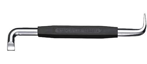 Tournevis plat Stahlwille coudé 0,6x3,5mm (nml)