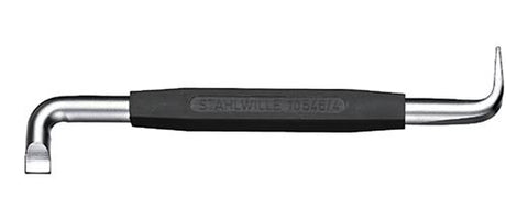 Tournevis plat Stahlwille coudé 0,8x4mm