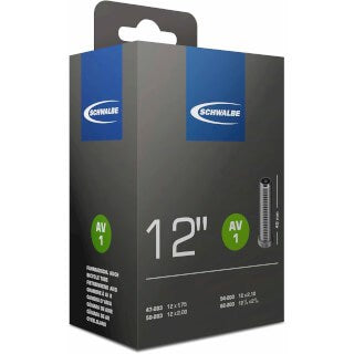 Tube intérieur de Schwalbe AV1 12 pouces 12 1 2x1,75-2 1 47 62-203 AV 40 mm