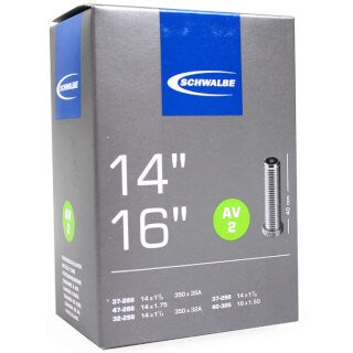 Tube intérieur de Schwalbe AV2 14 16 pouces 32 47-288 305 AV 40 mm