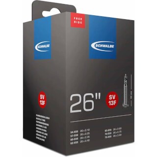 Schwalbe Inner Tube SV13J, Fatbike 26 x 3,50-4,80. Etro 90 120-559, Valve: Sclaverand French 40mm