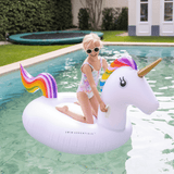 Paysage de rêve | licorne gonflable blanche xxl