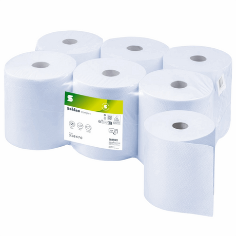 Rouleau de serviettes Satino sys1 greengrow 2 couches 175 mètres (6 pièces)