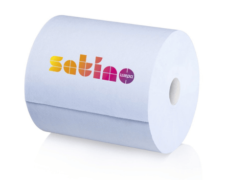 Satino poetsrol industrieel blauw (2x350m)