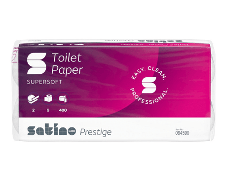 Papier toilette Satino prestige 2 épaisseurs (48x 400 feuilles)