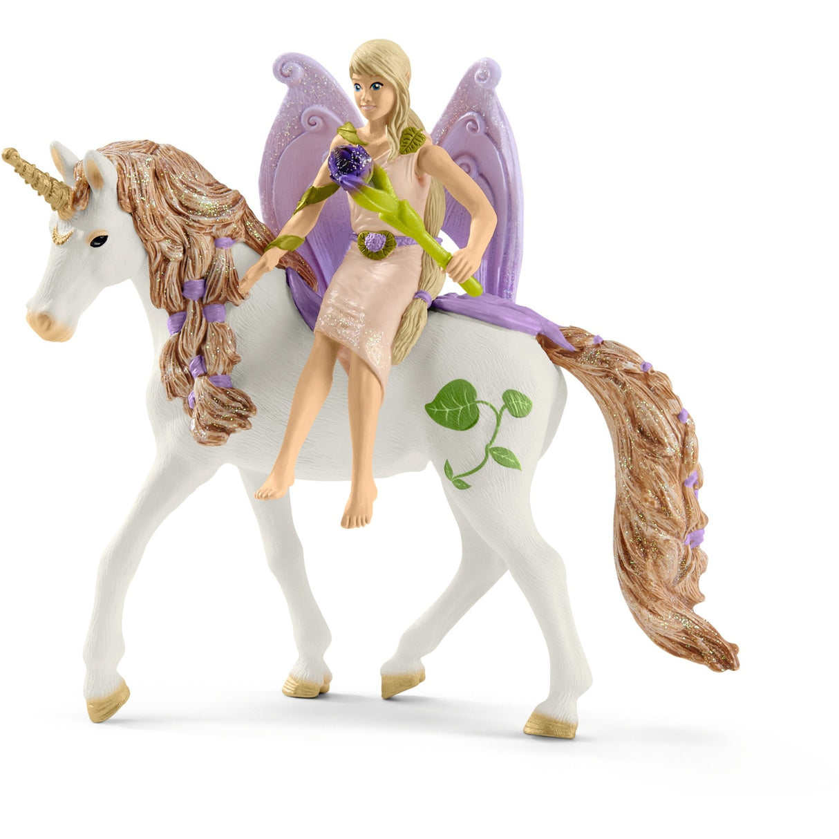 Schleich bayala brillante maison de fleurs avec licornes, moi