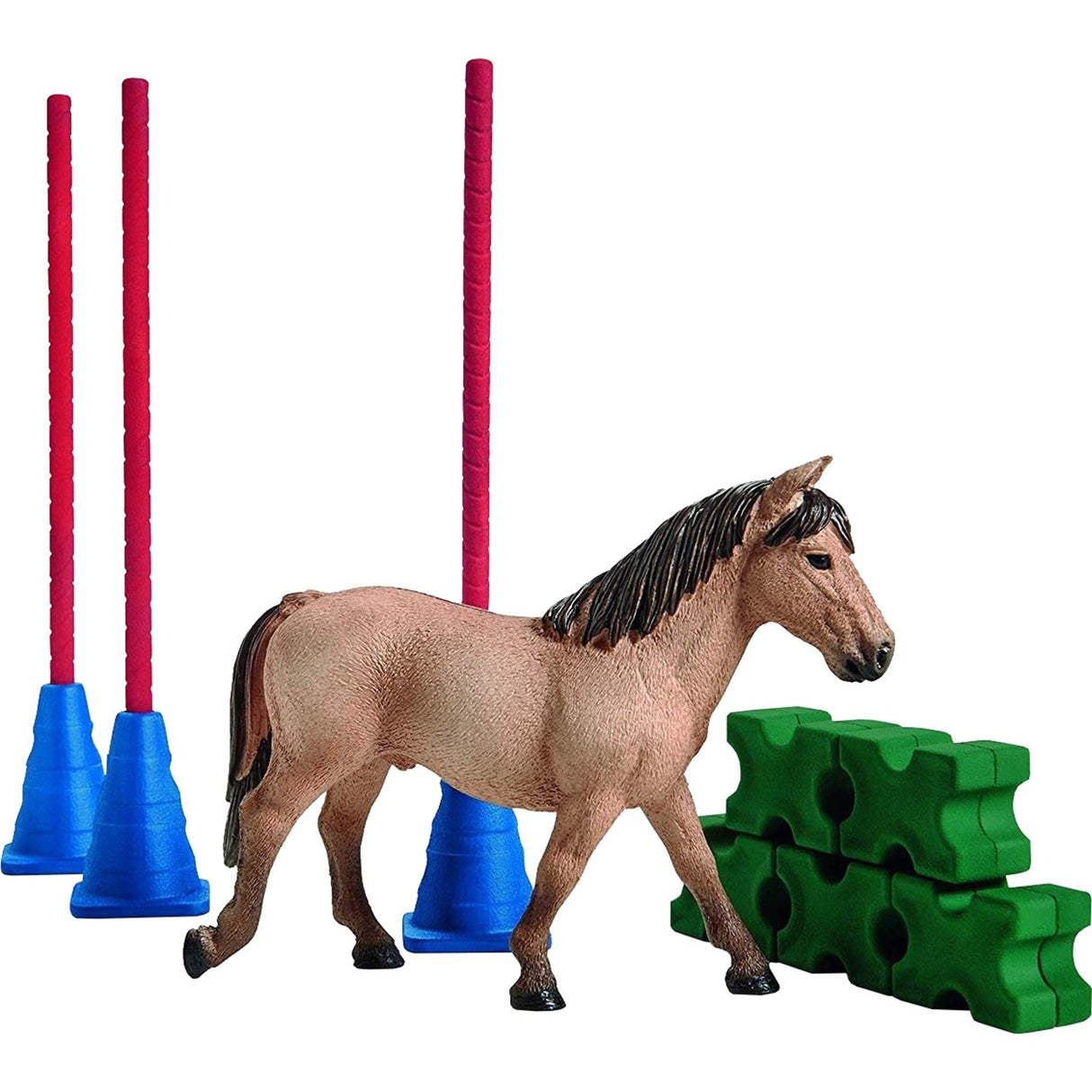 Slalom de poney de la ferme de la ferme Schleich