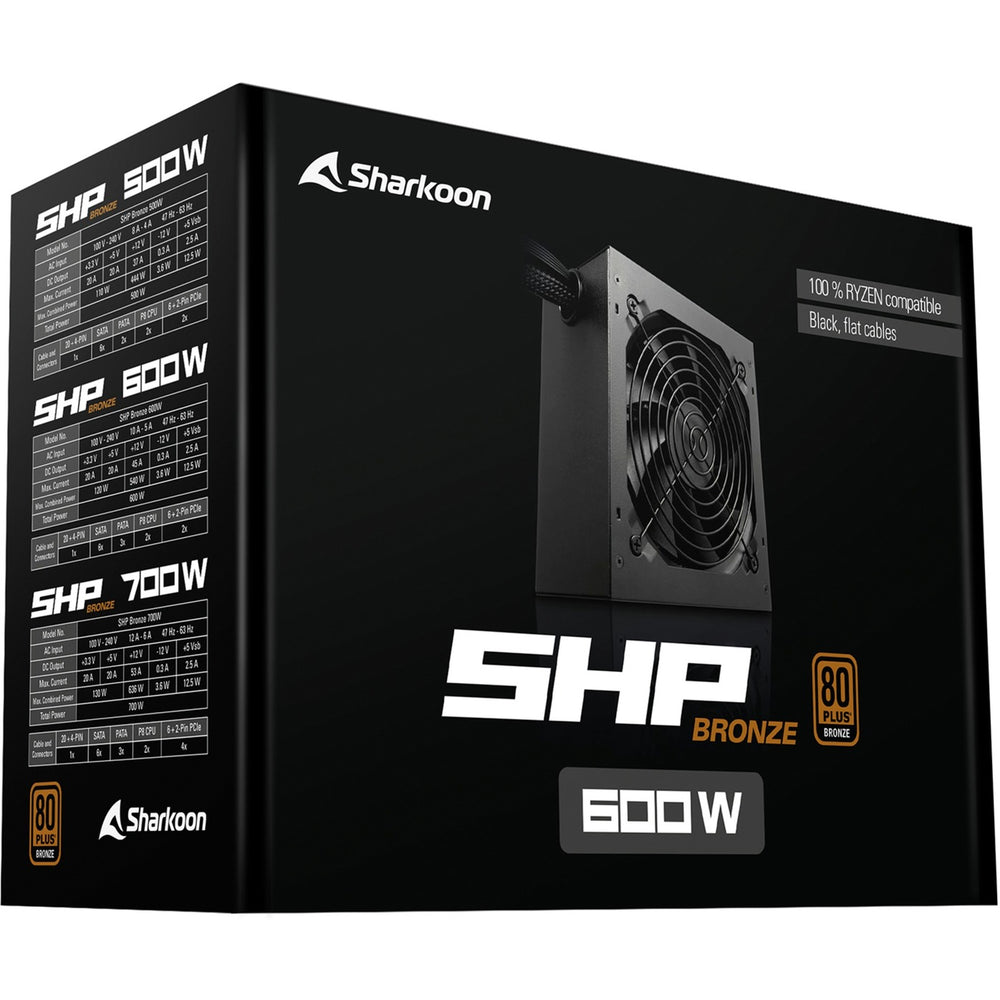 Sharkoon Shp Bronze 600 W