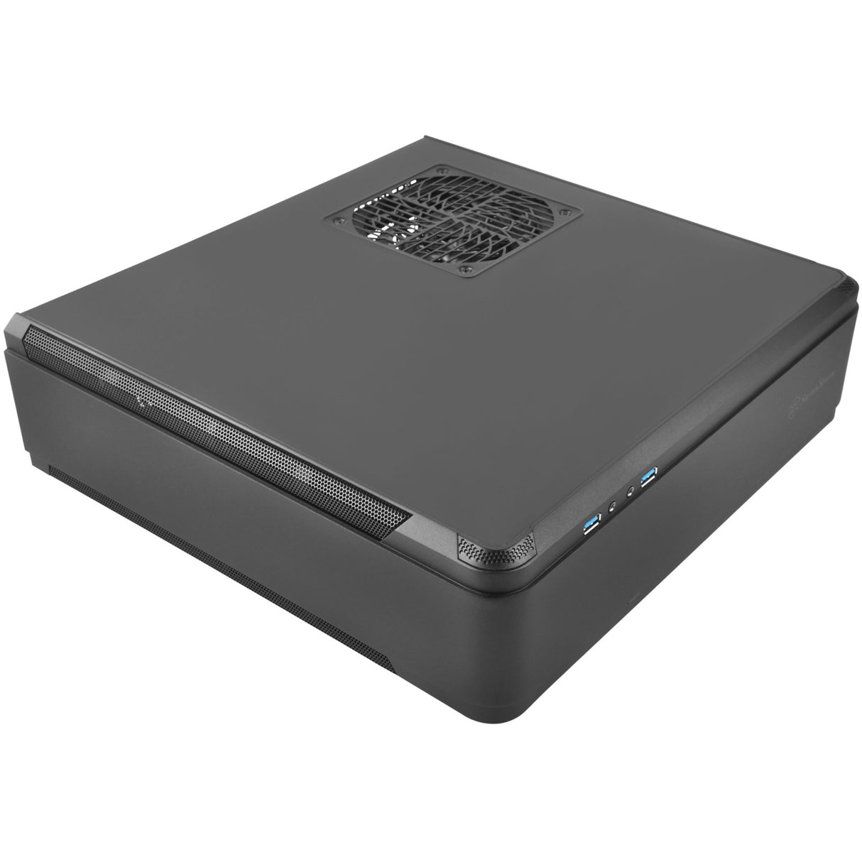 Silverstone sst-ftz01b-e boîtier de bureau (noir | 2x USB-A)