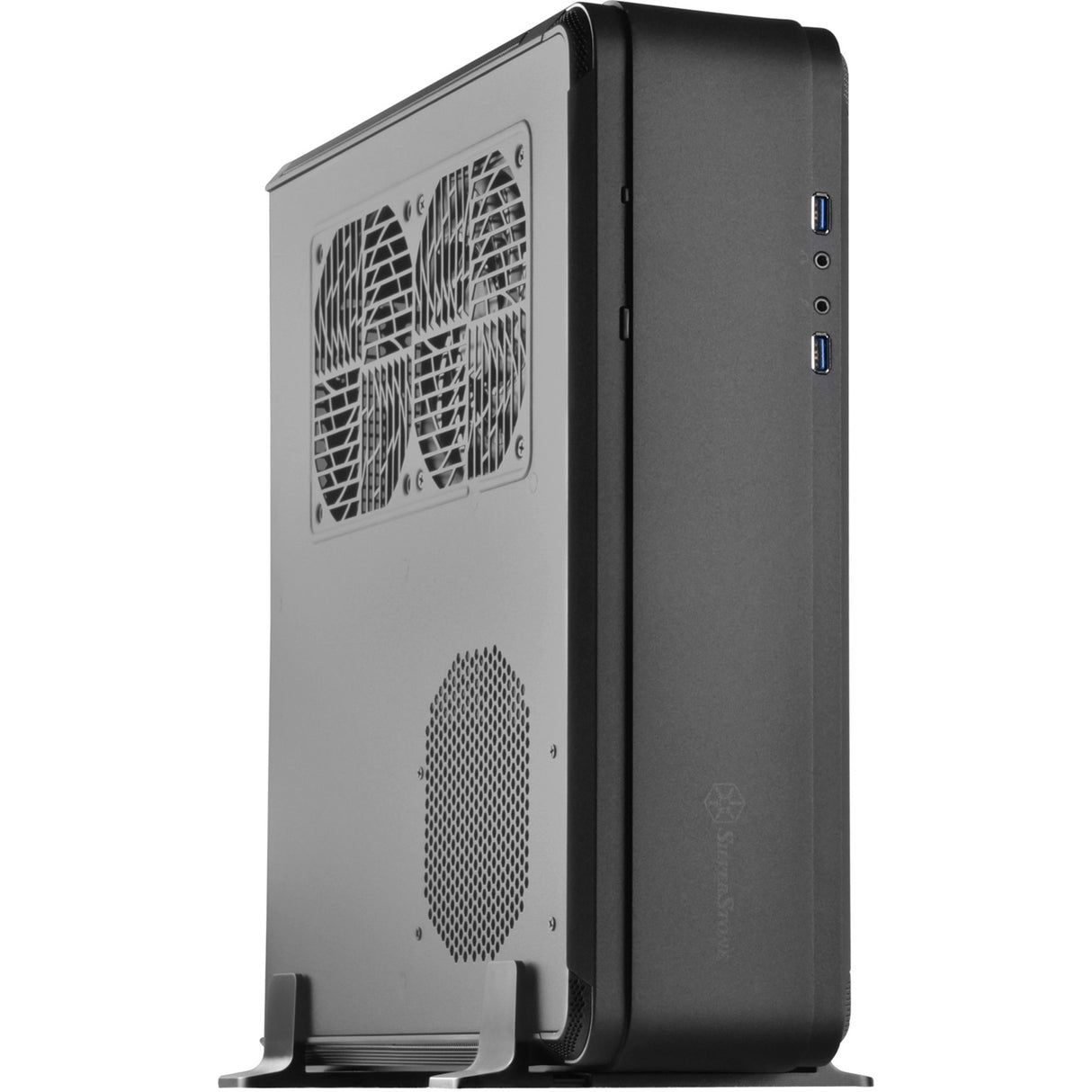 Silverstone sst-ftz01b-e boîtier de bureau (noir | 2x USB-A)