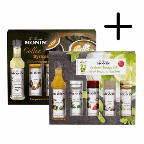 Coffret cocktail sirop Monin + coffret cadeau 5 x 5cl