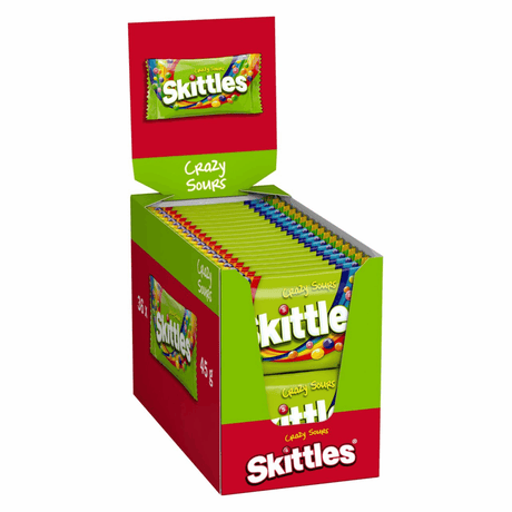 Sachet Crazy Sours Skittles (36x 45gr)