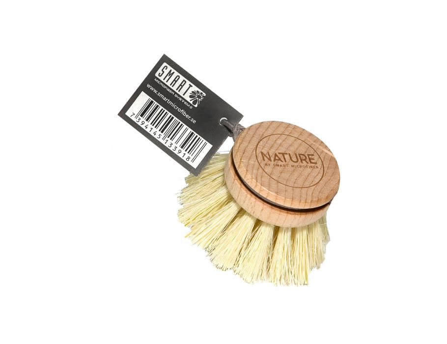 Tête de brosse à vaisselle intelligente en vrac, fibres tampico